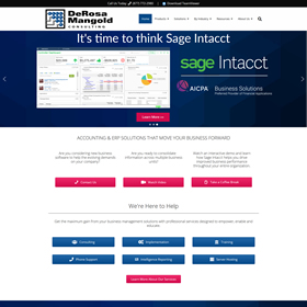Waco Website Design - DeRosa Mangold Consulting