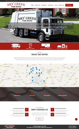 Waco Website Design - Dry Creek Trash Service